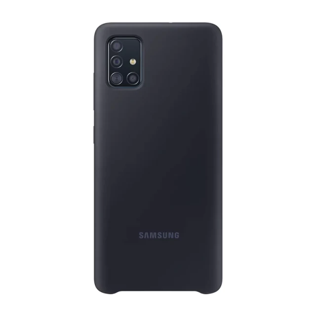 Чехол Samsung Silicone Cover для Galaxy A51 (A515F) Black (EF-PA515TBEGRU)
