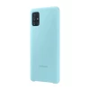 Чехол Samsung Silicone Cover для Galaxy A51 (A515F) Blue (EF-PA515TLEGRU)