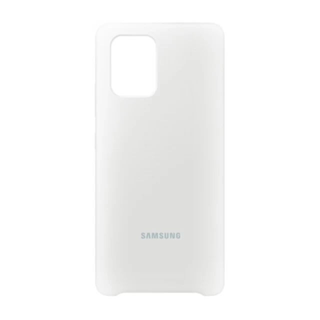 Чехол Samsung Silicone Cover для Galaxy S10 Lite (G770) White (EF-PG770TWEGRU)