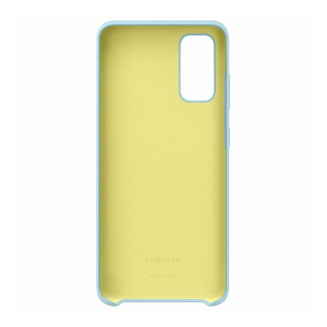 Чехол Samsung Silicone Cover для Galaxy S20 (G980) Sky Blue (EF-PG980TLEGRU)