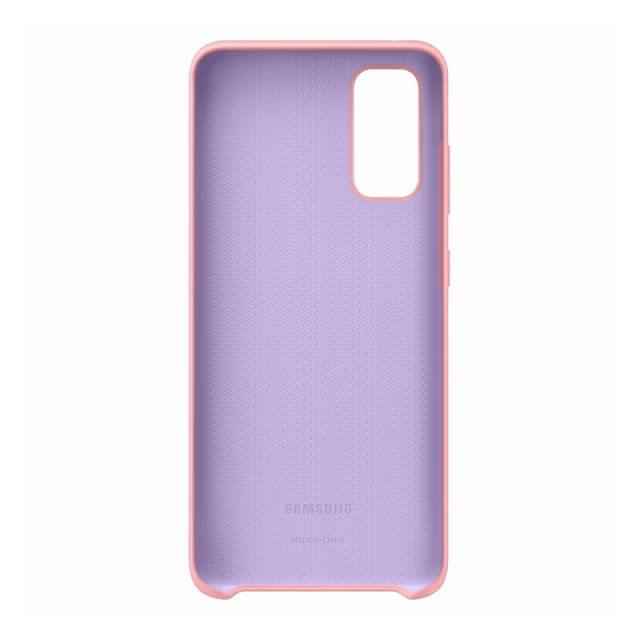 Чехол Samsung Silicone Cover для Galaxy S20 (G980) Pink (EF-PG980TPEGRU)