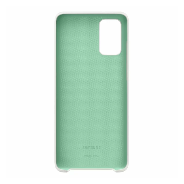 Чехол Samsung Silicone Cover для Galaxy S20 Plus (G985) White (EF-PG985TWEGRU)