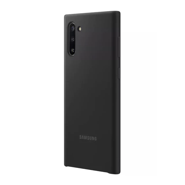 Чехол Samsung Silicone Cover для Galaxy Note 10 (N970) Black (EF-PN970TBEGRU)
