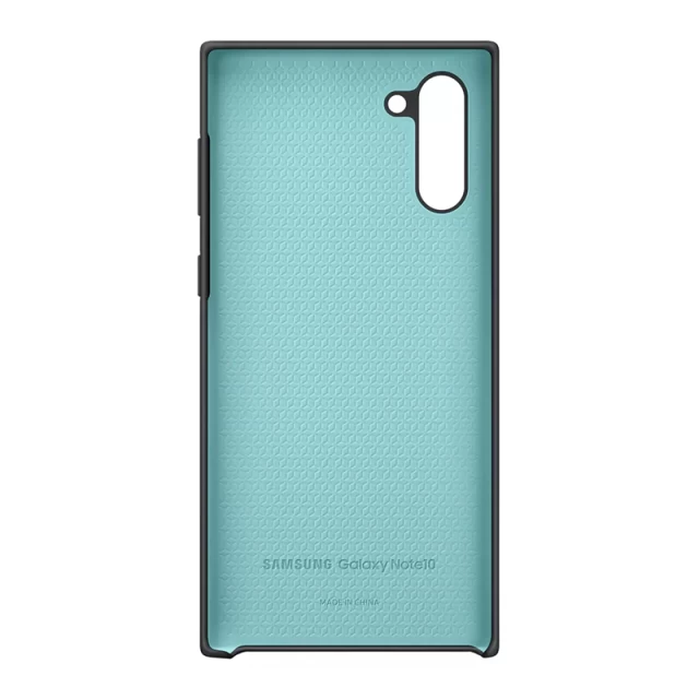 Чехол Samsung Silicone Cover для Galaxy Note 10 (N970) Black (EF-PN970TBEGRU)