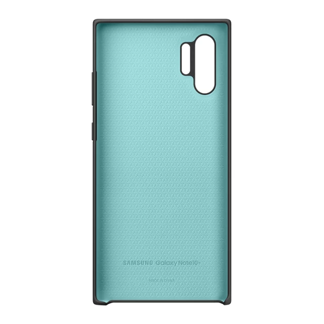 Чехол Samsung Silicone Cover для Galaxy Note 10 Plus (N975) Black (EF-PN975TBEGRU)