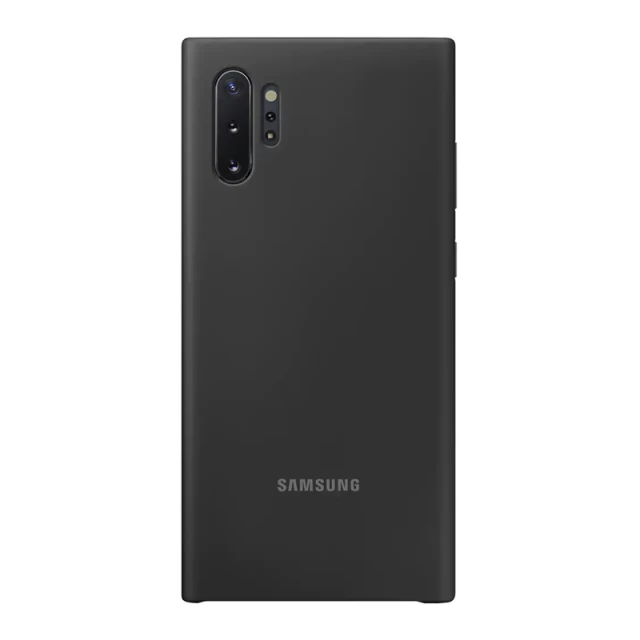 Чохол Samsung Silicone Cover для Galaxy Note 10 Plus (N975) Black (EF-PN975TBEGRU)
