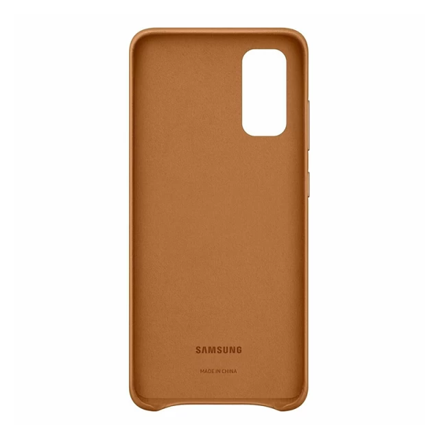 Чохол Samsung Leather Cover для Galaxy S20 (G980) Brown (EF-VG980LAEGRU)