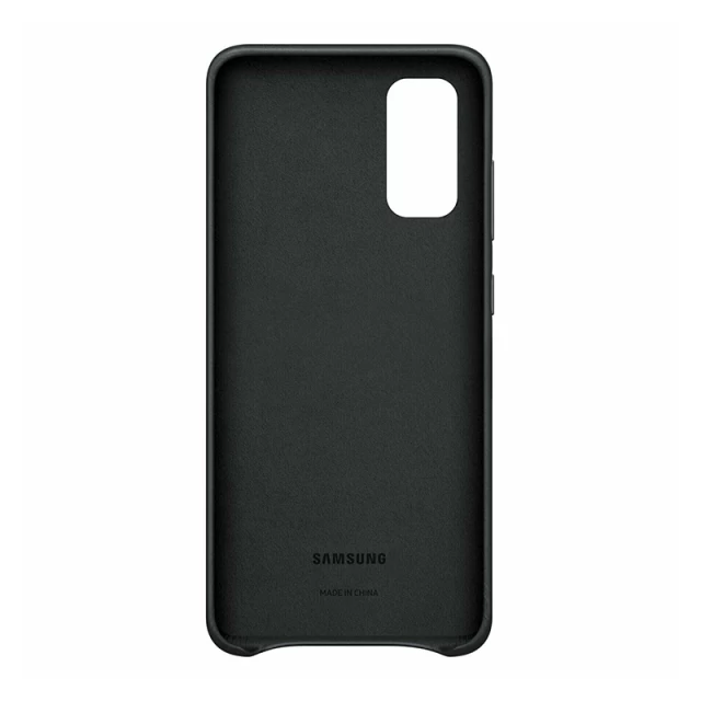 Чехол Samsung Leather Cover для Galaxy S20 (G980) Black (EF-VG980LBEGRU)