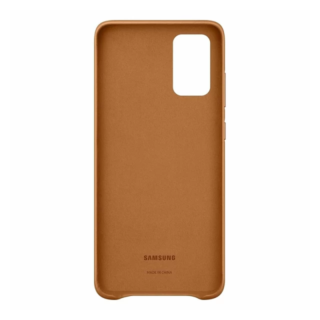Чохол Samsung Leather Cover для Galaxy S20 Plus (G985) Brown (EF-VG985LAEGRU)
