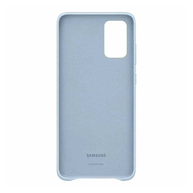Чохол Samsung Leather Cover для Galaxy S20 Plus (G985) Sky Blue (EF-VG985LLEGRU)
