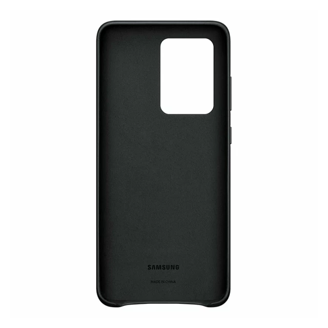 Чохол Samsung Leather Cover для Galaxy S20 Ultra (G988) Black (EF-VG988LBEGRU)
