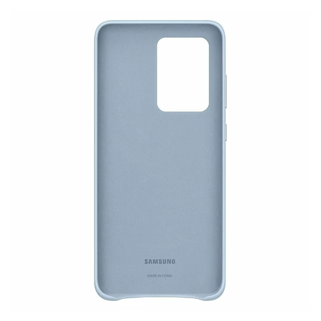 Чехол Samsung Leather Cover для Galaxy S20 Ultra (G988) Sky Blue (EF-VG988LLEGRU)