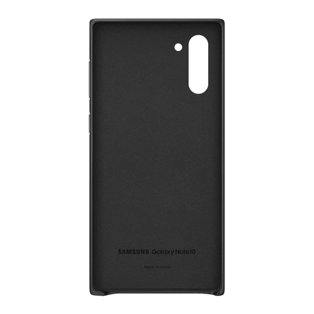 Чехол Samsung Leather Cover для Galaxy Note 10 (N970) Black (EF-VN970LBEGRU)