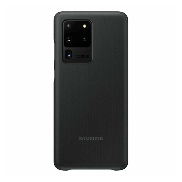 Чохол Samsung Clear View Cover для Galaxy S20 Ultra (G988) Black (EF-ZG988CBEGRU)