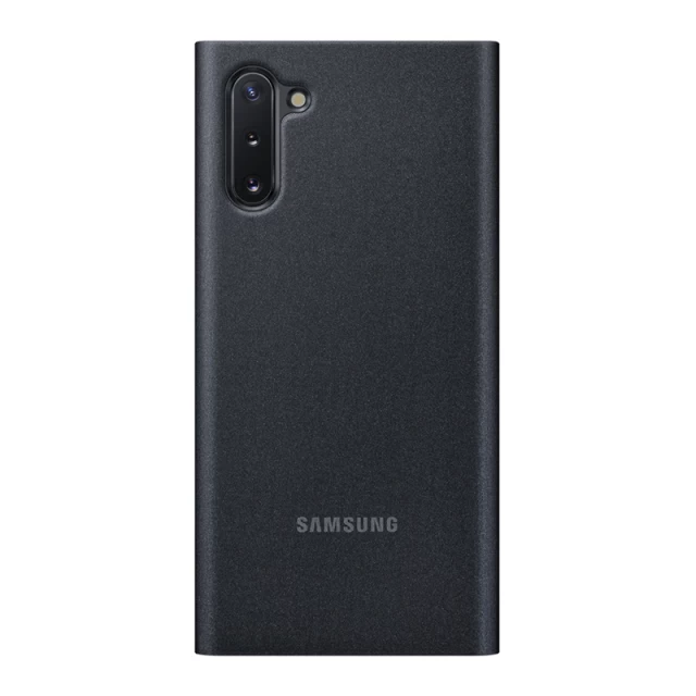 Чохол Samsung Clear View Cover для Galaxy Note 10 (N970) Black (EF-ZN970CBEGRU)
