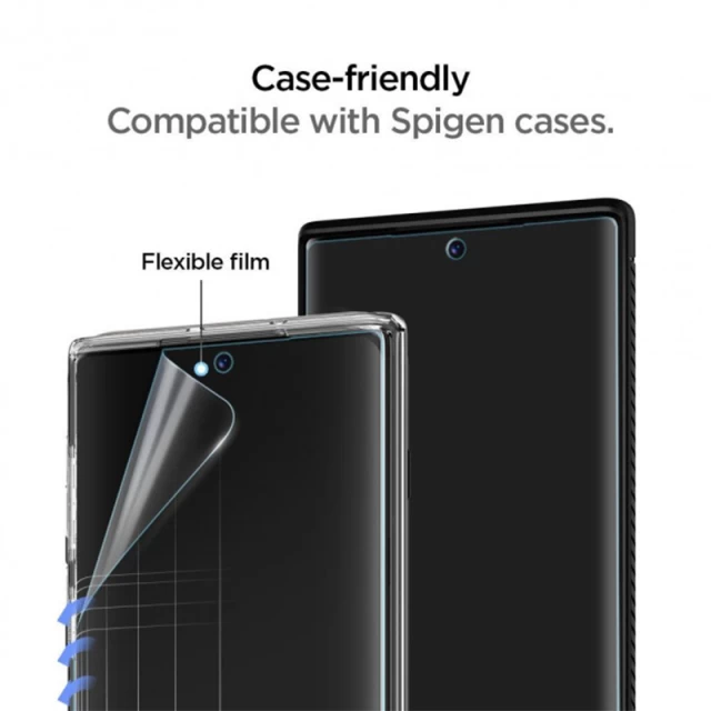 Защитная пленка Spigen для Galaxy Note 10 Plus Neo Flex, HD (2 pack) (627FL27294)