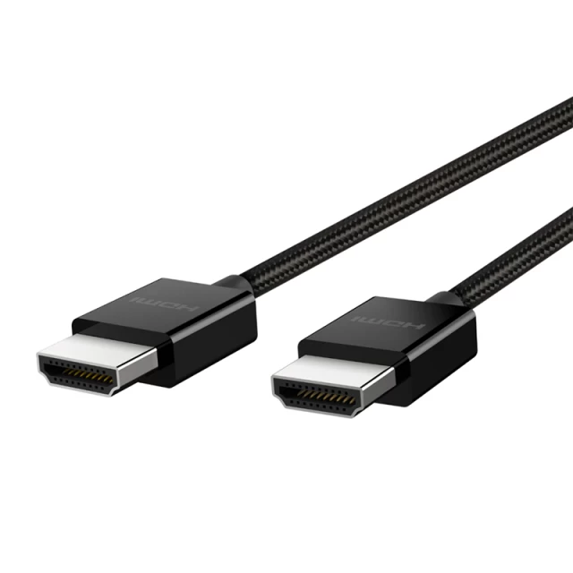 Кабель Belkin HDMI to HDMI 2.1 4K/120Hz and 8K/60Hz 48Gbps Ultra High Speed Black 2 m (AV10176BT2M-BLK)