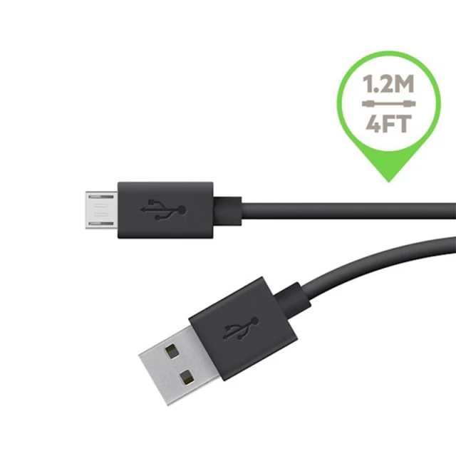 Кабель Belkin USB 2.0 MIXIT Micro USB Charge/Sync Cable Black 1,2 m (F2CU012bt04-BLK)