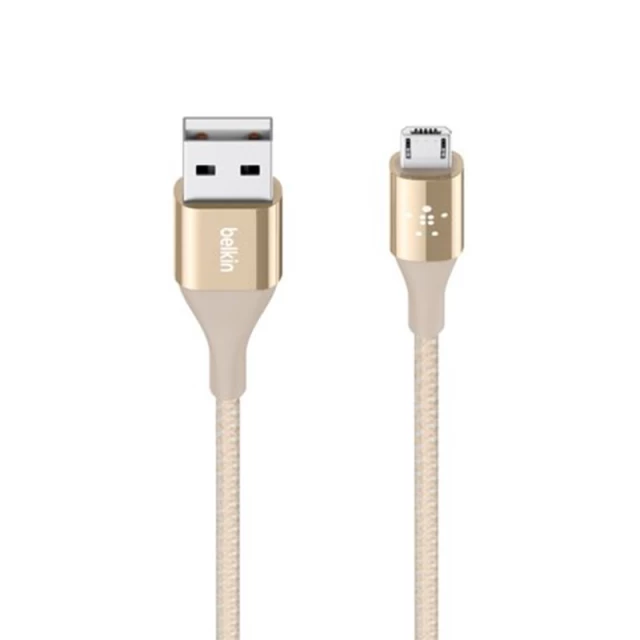 Кабель Belkin DuraTek Mixit USB-A to micro USB 2.4A Gold 1,2 m (F2CU051BT04-GLD)