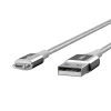 Кабель Belkin DuraTek Mixit USB-A to micro USB 2.4A Silver 1,2 m (F2CU051bt04-SLV)