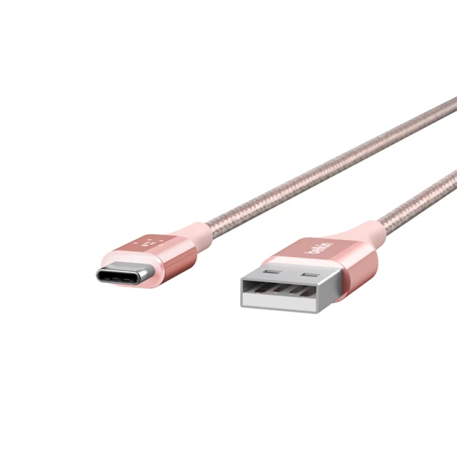 Кабель Belkin DuraTek Mixit USB-A to USB-C Gold 1,2 m (F2CU059BT04-GLD)