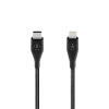 Кабель Belkin DuraTek Plus USB-C to Lightning Black 1,2 m (F8J243BT04-BLK)