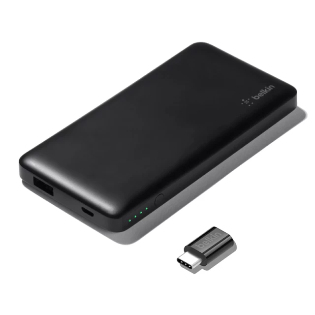 Портативная батарея Belkin Pocket Power 5000 mAh (USB-C adapter) Black (F7U019BTBLKBE)