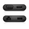 USB-хаб Dell DA200 Type-C to HDMI with VGA Ethernet and USB 3.0 (470-ABRY)