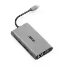 USB-хаб Acer 10in1 Type-C to 3xUSB 3.0 HDMI VGA Card Reader Type-C and Ethernet (HP.DSCAB.002)