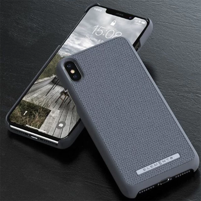 Чехол Elements Original Kollektion Case Idun Medium Gray для iPhone XS Max (E20311)