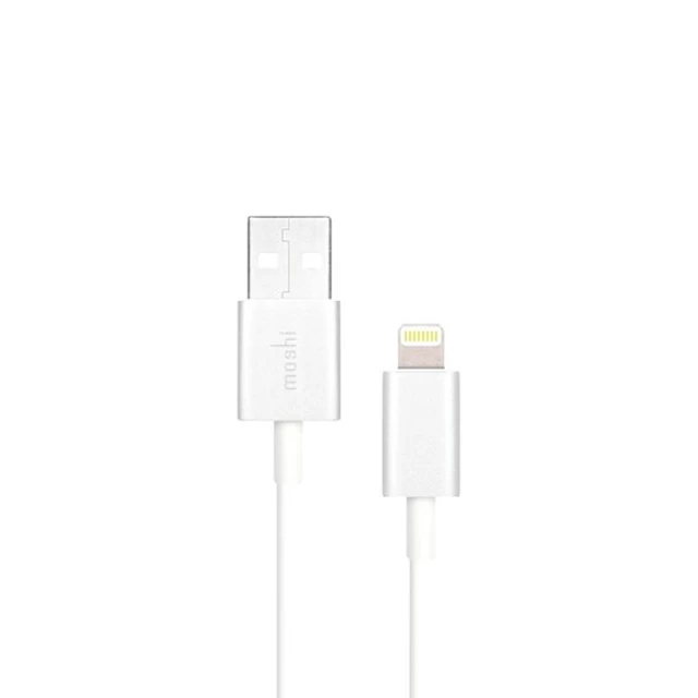 Кабель Moshi USB-A to Lightning Cable White 1 m (99MO023119)