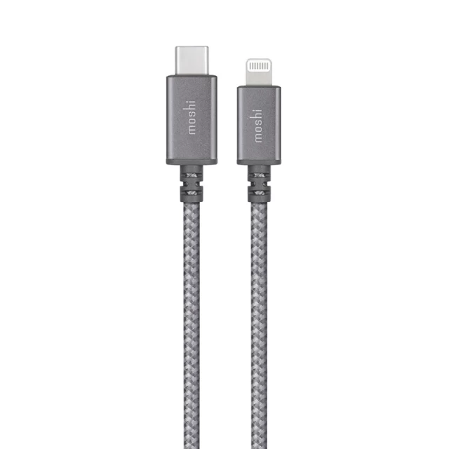 Кабель Moshi Integra Cable USB-C to Lightning Titanium Gray 0.25 m (99MO084043)