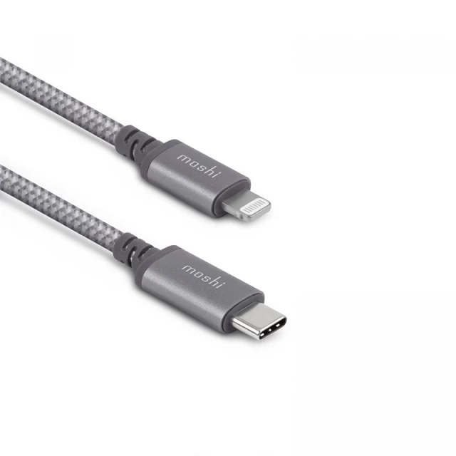 Кабель Moshi Integra Cable USB-C to Lightning Titanium Gray 1.2 m (99MO084041)