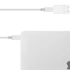 Кабель Moshi Integra USB-C to USB-C Cable with Smart LED Jet Silver 2 m (99MO084245)