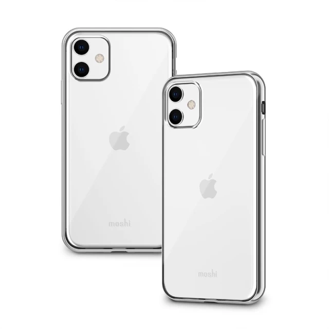 Чехол Moshi Vitros Slim Clear Case Jet Silver для iPhone 11 (99MO103204)