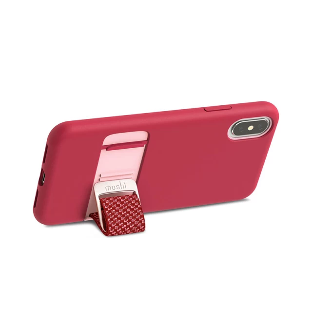 Чехол Moshi Capto Slim Case with MultiStrap Raspberry Pink для iPhone XS/X (99MO114303)