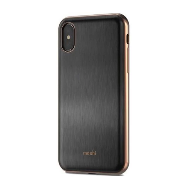 Чохол Moshi iGlaze Ultra Slim Snap On Case Armour Black для iPhone XS/X (99MO101001)