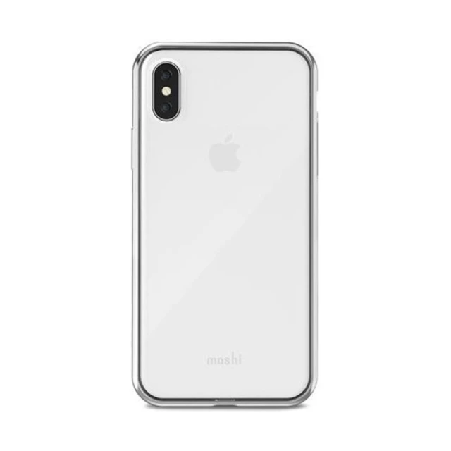 Чехол Moshi Vitros Slim Stylish Protection Case Jet Silver для iPhone XS/X (99MO103201)