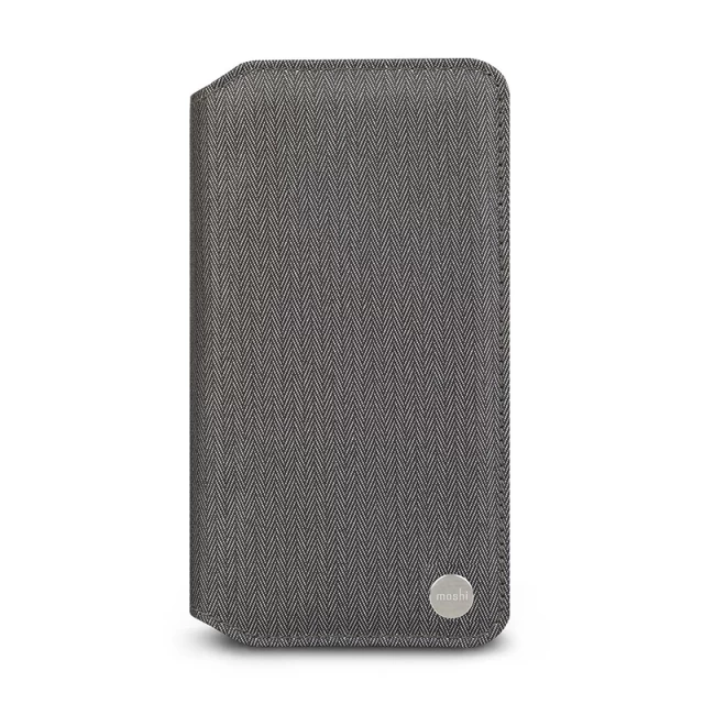 Чехол-книжка Moshi Overture Premium Wallet Case Herringbone Gray для iPhone XS Max (99MO091052)