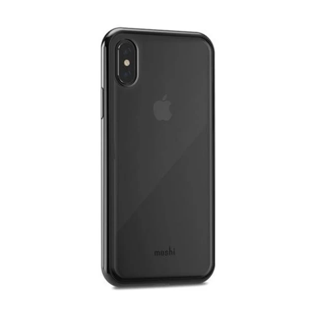 Чехол Moshi Vitros Slim Clear Case Raven Black для iPhone XS Max (99MO103035)