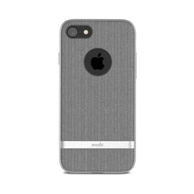 Чехол Moshi Vesta Textured Hardshell Case Herringbone Gray для iPhone 8 Plus/7 Plus (99MO090011)
