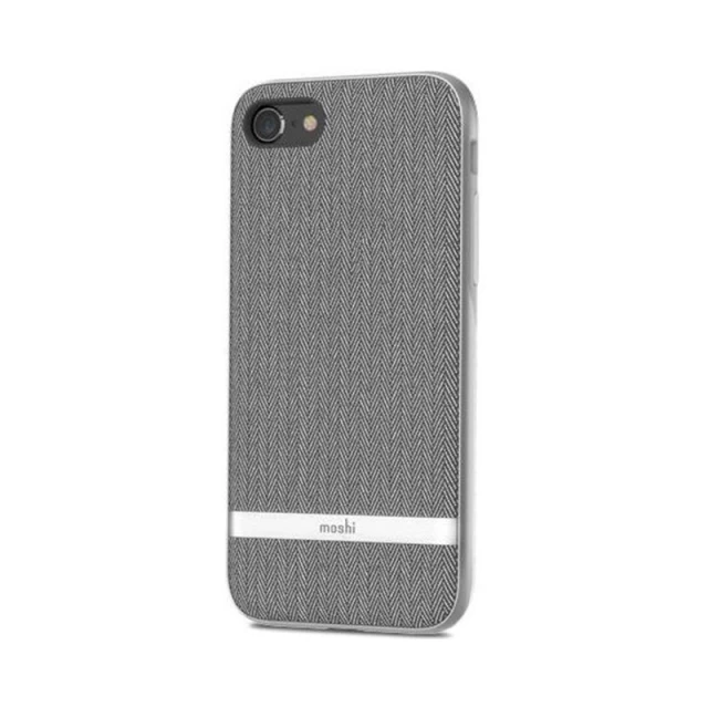 Чехол Moshi Vesta Textured Hardshell Case Herringbone Gray для iPhone SE 2020/8/7 (99MO088011)