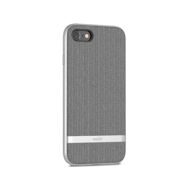 Чохол Moshi Vesta Textured Hardshell Case Herringbone Gray для iPhone SE 2020/8/7 (99MO088011)