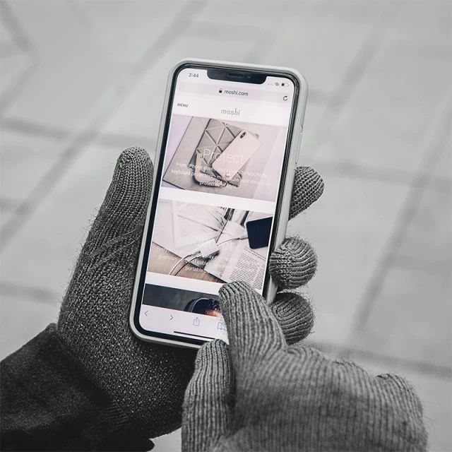 Сенсорные перчатки Moshi Digits Touch Screen Gloves Dark Gray size L (99MO065031)