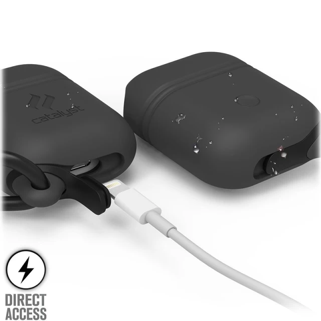 Чехол для Airpods 2/1 Catalyst Waterproof Slate Gray for Charging/Wireless Case(CATAPDGRY)