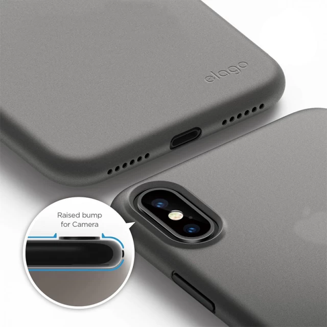 Чехол Elago Inner Core Case Dark Gray для iPhone X (ES8IC-DGY)