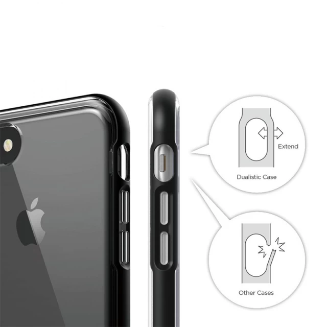 Чохол Elago Dualistic Case Black для iPhone SE 2020/8/7 (ES7DL-BK-RT)