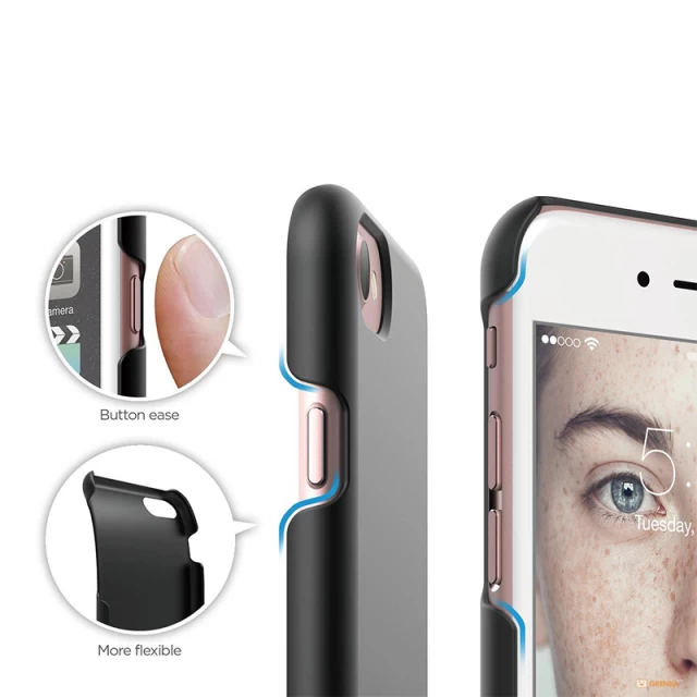 Чохол Elago Slim Fit 2 Case Black для iPhone SE 2020/8/7 (ES7SM2-BK-RT)