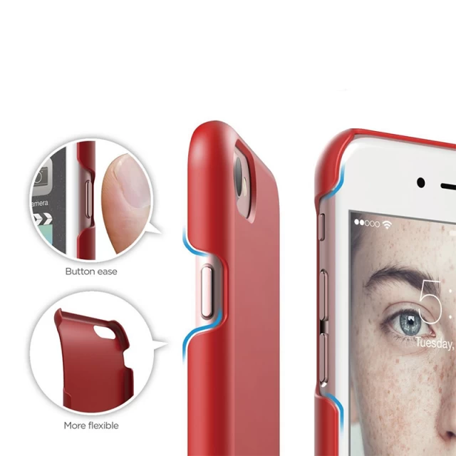 Чехол Elago Slim Fit 2 Case Red для iPhone SE 2020/8/7 (ES7SM2-RD-RT)