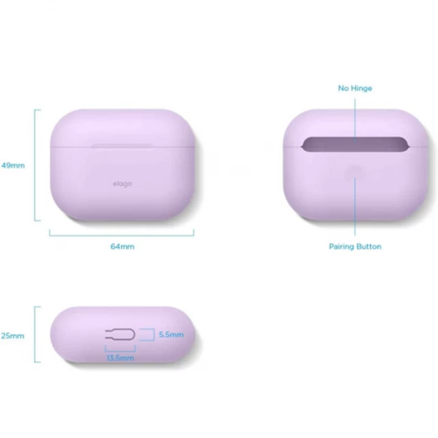 Чохол для Airpods Pro Elago Original Case Lavender (EAPPOR-BA-LV)